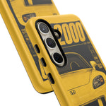 S2000 Spa Yellow Retro 90s JDM Car Tough Phone Case