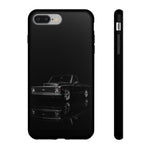 Black Classic C10 Truck Phone Case | Vintage Pickup Reflection, Minimal Auto Design