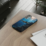 Cobia Reef Phone Case, Shaft of Light Ocean Fishing Tough Cover