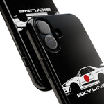 R34 Skyline Japanese Flag Race Car Phone Case | JDM GT-R Tough Cover