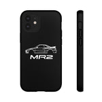 MR2 White Side Silhouette JDM Tough Phone Case Cover Gift