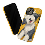 Sheepdog Hair Flip Phone Case Funny Dog Lover Gift