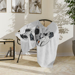 240SX 1989 JDM Car Illustration Blanket | 240 SX Microfiber Throw