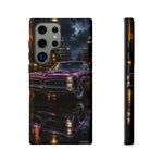 67 GTO Phone Case Purple, Rainy City Night Muscle Car Tough Cover