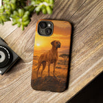 Rhodesian Ridgeback African Savanna Art Tough Phone Case