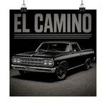 1964 Chevy El Camino Poster Classic Muscle Car Wall Art Print Vintage Retro