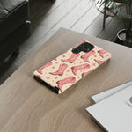 Pink Cowboy Boots phone case | Western pattern | Pastel stars