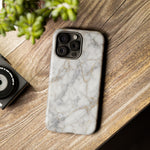 White Marble Pattern Phone Case | Tough Cover