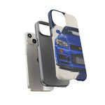 R34 Skyline GT-R Bayside Blue Tough Phone Case for 90s JDM Fans