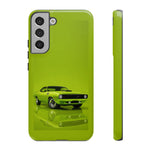 Green Cuda Muscle Car phone case for Gear Heads