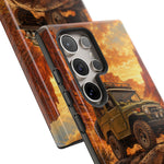 Land Cruiser FJ40 Classic 4x4 Red Rock Canyon Art Tough Phone Case