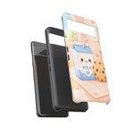 Milk Cookie Phone Case Cute Food Kawaii Tough Cover Gift Art