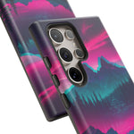 2 Rounds Canada Retina Artwork Vaporwave Phone Case – Landscape Aesthetic
