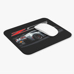 Silver Z06 C7 Sports Car Mouse Pad | Racing Car Desk Mat