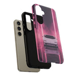 Countach Neon Wedge Phone Case Retro Supercar Tough Case