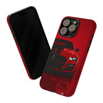 Red Mustang Art Phone Case, GT500 American Muscle Car Tough Cover