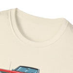 1966 Belvedere Convertible Car T-Shirt | Vintage Red Classic Automobile Tee