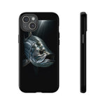 Tarpon Fishing Phone Case, Saltwater Portrait Black Cover, Gift