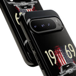 1969 Camaro SS American Flag Tough Phone Case Cover Gift Art