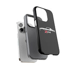 1970 Camaro Z28 White Silhouette Tough Phone Case Cover Gift