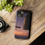 Temple Bell Sunset Phone Case Japan Zen Tough Case