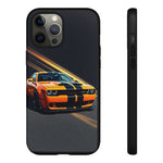 Challenger Widebody Orange Muscle Art Tough Phone Case