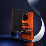 Orange Cuda Phone Case, 71 Classic Muscle Car Tough Cover