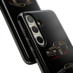 Trans Am Phone Case Black Gold, Three-View Vector Tough Cover