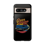 1972 Gran Torino Blue Retro Muscle Car Tough Phone Case Cover