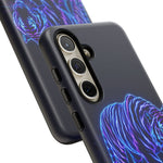 Neon Blue Tiger phone case | tough protective cover