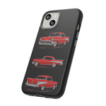 Red 1957 Bel Air Classic Car Phone Case Tough American Multi View