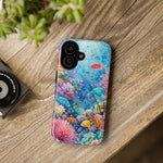 Underwater Coral Reef Phone Case | Colorful Tropical Fish Ocean Scene