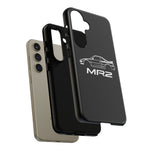 MR2 White Side Silhouette JDM Tough Phone Case Cover Gift