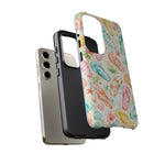 Watercolor Flip Flops pattern Tough Case | Beach Shells Phone Cover