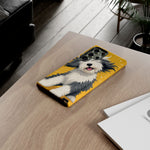 Sheepdog Hair Flip Phone Case Funny Dog Lover Gift