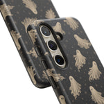 Vintage Ghost Pattern phone case | Halloween spooky stars design