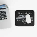 1957 Chevy Bel Air Mouse Pad – Classic Black Chevrolet Vintage Car Desk Mat