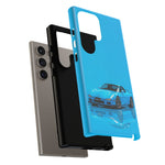 RX-7 Cyan Studio Phone Case Studio Color Match Car Art