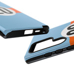 Copy of Blue Orange Number 20 Retro Racing Stripe Tough Phone Case Cover