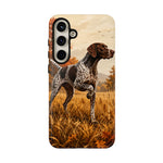 German Shorthaired Pointer Pointing Art Tough Phone Case