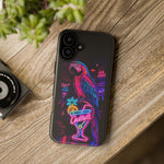 Neon Parrot Cocktails phone case | Tough Cases