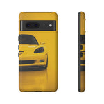 Yellow C6 Z06 Corvette Studio Tough Phone Case