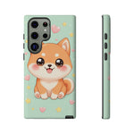 Shiba Inu Kawaii Chibi Smile Pet Dog Art Tough Phone Case