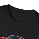 1967 Red GTX Muscle Car T-Shirt | Classic Auto Vintage Trio Tee