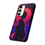 Neon Geisha Silhouette Phone Case | Tough Cover