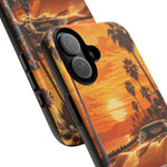 Orange Corvette C3 Stingray Sunset Palms Phone Case