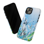 Copy of Silver Butterflies Tough Case | Blue Sky Water Droplets Phone Cover