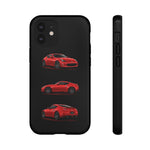 Red 370Z Sports Coupe Tough Phone Case for JDM Enthusiasts