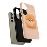 Pomeranian Kawaii Puffball Chibi Pet Dog Art Tough Phone Case