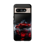 Z06 C8 Phone Case, Red Smoke Studio Reflection Cover